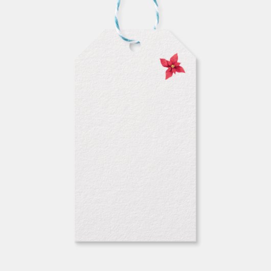 Vrolijk kerstfeest! cadeaulabel (Achterkant)