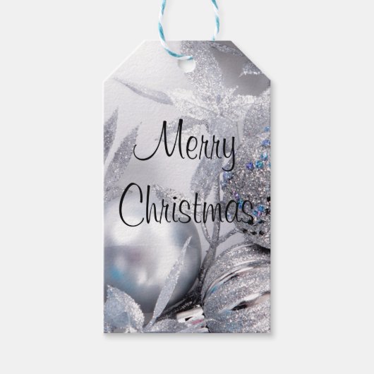 Vrolijk kerstfeest cadeaulabel (Voorkant)