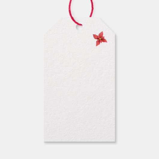 Vrolijk kerstfeest! cadeaulabel (Achterkant)