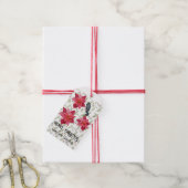Vrolijk kerstfeest! cadeaulabel (Met Touw)