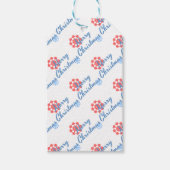 Vrolijk kerstfeest cadeaulabel (Voorkant)