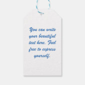 Vrolijk kerstfeest cadeaulabel (Achterkant)