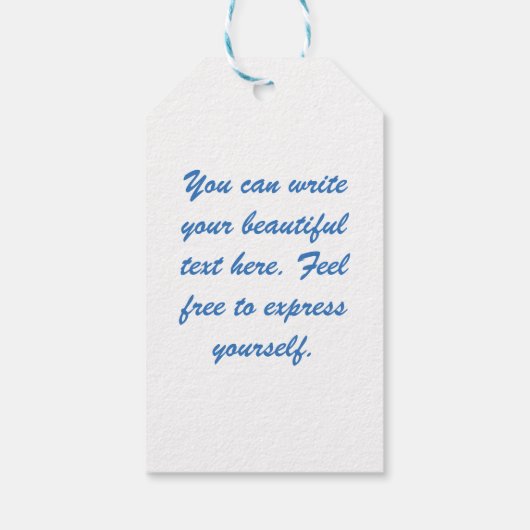 Vrolijk kerstfeest cadeaulabel (Achterkant)