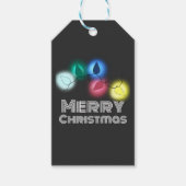 Vrolijk kerstfeest cadeaulabel (Voorkant)