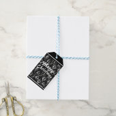 Vrolijk kerstfeest cadeaulabel