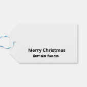 Vrolijk kerstfeest! cadeaulabel (Achterkant Horizontaal)