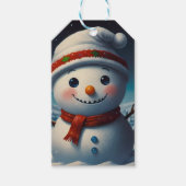 Vrolijk kerstfeest cadeaulabel (Voorkant)