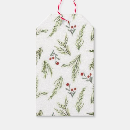 Vrolijk kerstfeest! cadeaulabel (Voorkant)