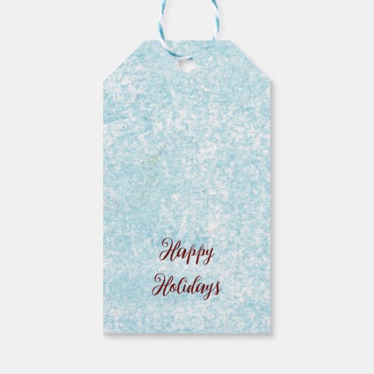 Vrolijk kerstfeest cadeaulabel (Achterkant)