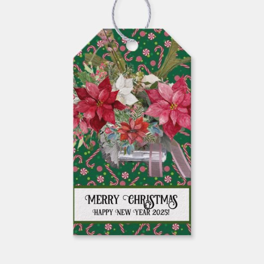 Vrolijk kerstfeest! cadeaulabel (Voorkant)