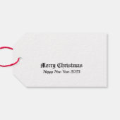 Vrolijk kerstfeest! cadeaulabel (Achterkant Horizontaal)