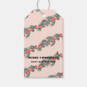 Vrolijk kerstfeest! cadeaulabel (Voorkant)