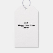 Vrolijk kerstfeest! cadeaulabel (Achterkant)