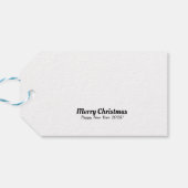 Vrolijk kerstfeest! cadeaulabel (Achterkant Horizontaal)