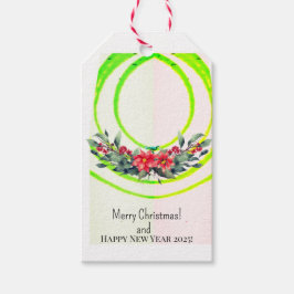 Vrolijk kerstfeest! cadeaulabel