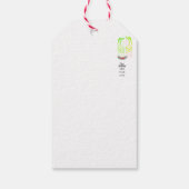 Vrolijk kerstfeest! cadeaulabel (Achterkant)