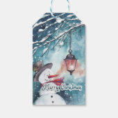 Vrolijk kerstfeest cadeaulabel (Voorkant)