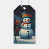 Vrolijk kerstfeest cadeaulabel (Voorkant)