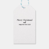 Vrolijk kerstfeest! cadeaulabel (Achterkant)