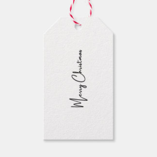 Vrolijk kerstfeest cadeaulabel
