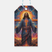 Vrolijk kerstfeest cadeaulabel (Voorkant)