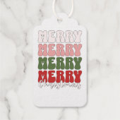 Vrolijk kerstfeest cadeaulabels (Achterkant)