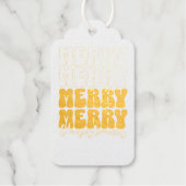 Vrolijk kerstfeest cadeaulabels (Voorkant)