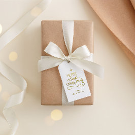 Vrolijk kerstfeest cadeaulabels