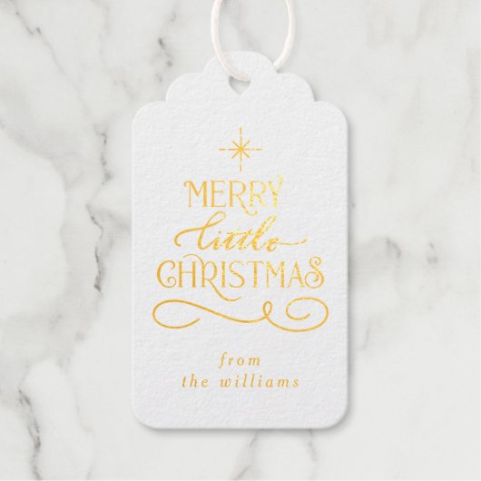 Vrolijk kerstfeest cadeaulabels (Voorkant)