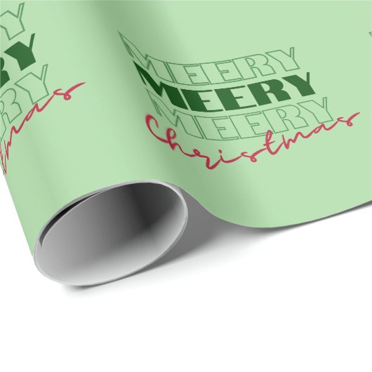 Vrolijk kerstfeest cadeaupapier (Rol Hoek)