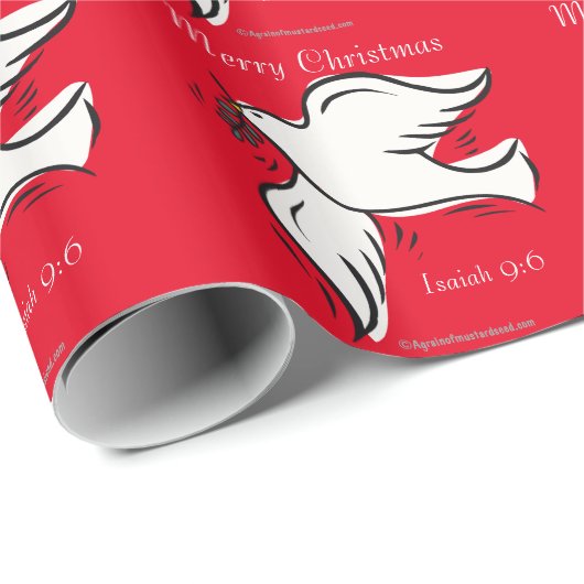 Vrolijk kerstfeest cadeaupapier (Rol Hoek)