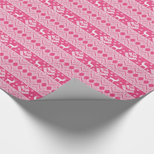 Vrolijk kerstfeest cadeaupapier (Hoek)