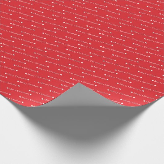 Vrolijk kerstfeest cadeaupapier (Hoek)