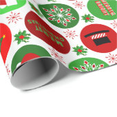Vrolijk kerstfeest cadeaupapier (Rol Hoek)