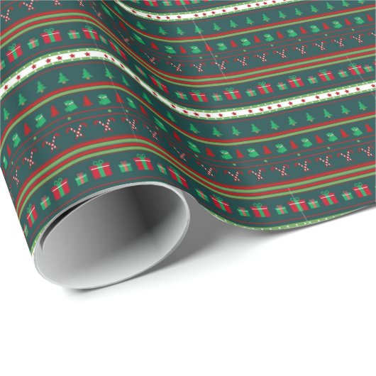 Vrolijk kerstfeest cadeaupapier (Rol Hoek)