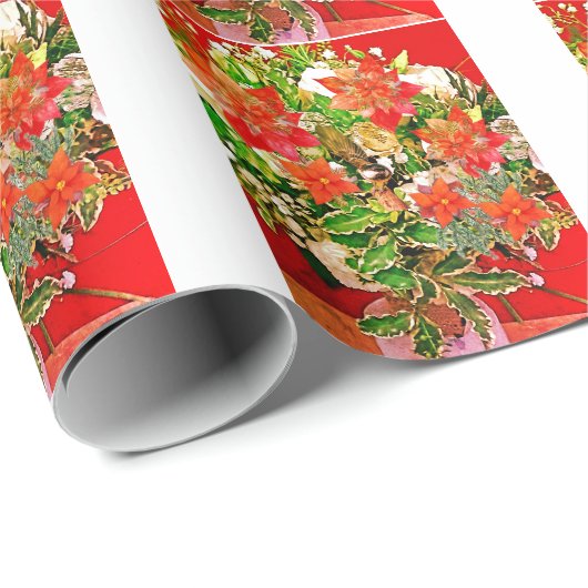 Vrolijk kerstfeest! cadeaupapier (Rol Hoek)