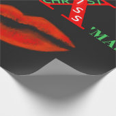 Vrolijk kerstfeest cadeaupapier (Hoek)