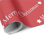 "Vrolijk kerstfeest" Cadeaupapier (Rol Hoek)