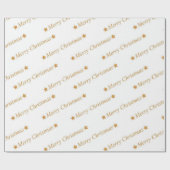 "Vrolijk kerstfeest" Cadeaupapier (Vlak)