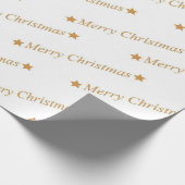 "Vrolijk kerstfeest" Cadeaupapier (Hoek)