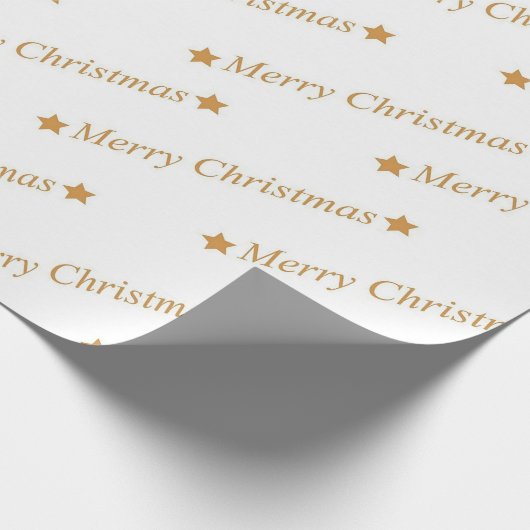 "Vrolijk kerstfeest" Cadeaupapier (Hoek)