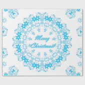 vrolijk kerstfeest cadeaupapier (Vlak)