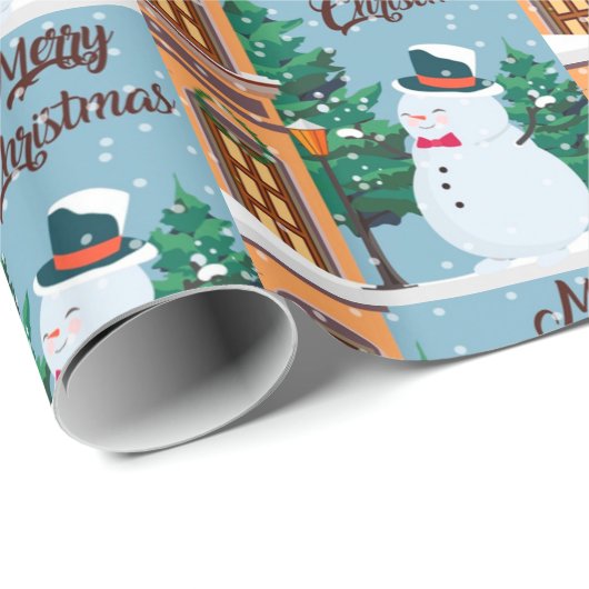 Vrolijk kerstfeest cadeaupapier (Rol Hoek)