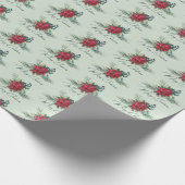 Vrolijk kerstfeest cadeaupapier (Hoek)