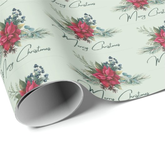 Vrolijk kerstfeest cadeaupapier (Rol Hoek)