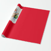 Vrolijk kerstfeest cadeaupapier (Uitgerold)