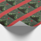 Vrolijk kerstfeest cadeaupapier (Hoek)