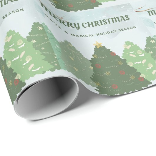 Vrolijk kerstfeest cadeaupapier (Rol Hoek)