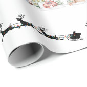 Vrolijk kerstfeest cadeaupapier (Rol Hoek)