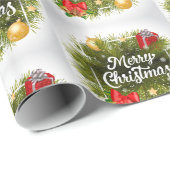 Vrolijk kerstfeest cadeaupapier (Rol Hoek)